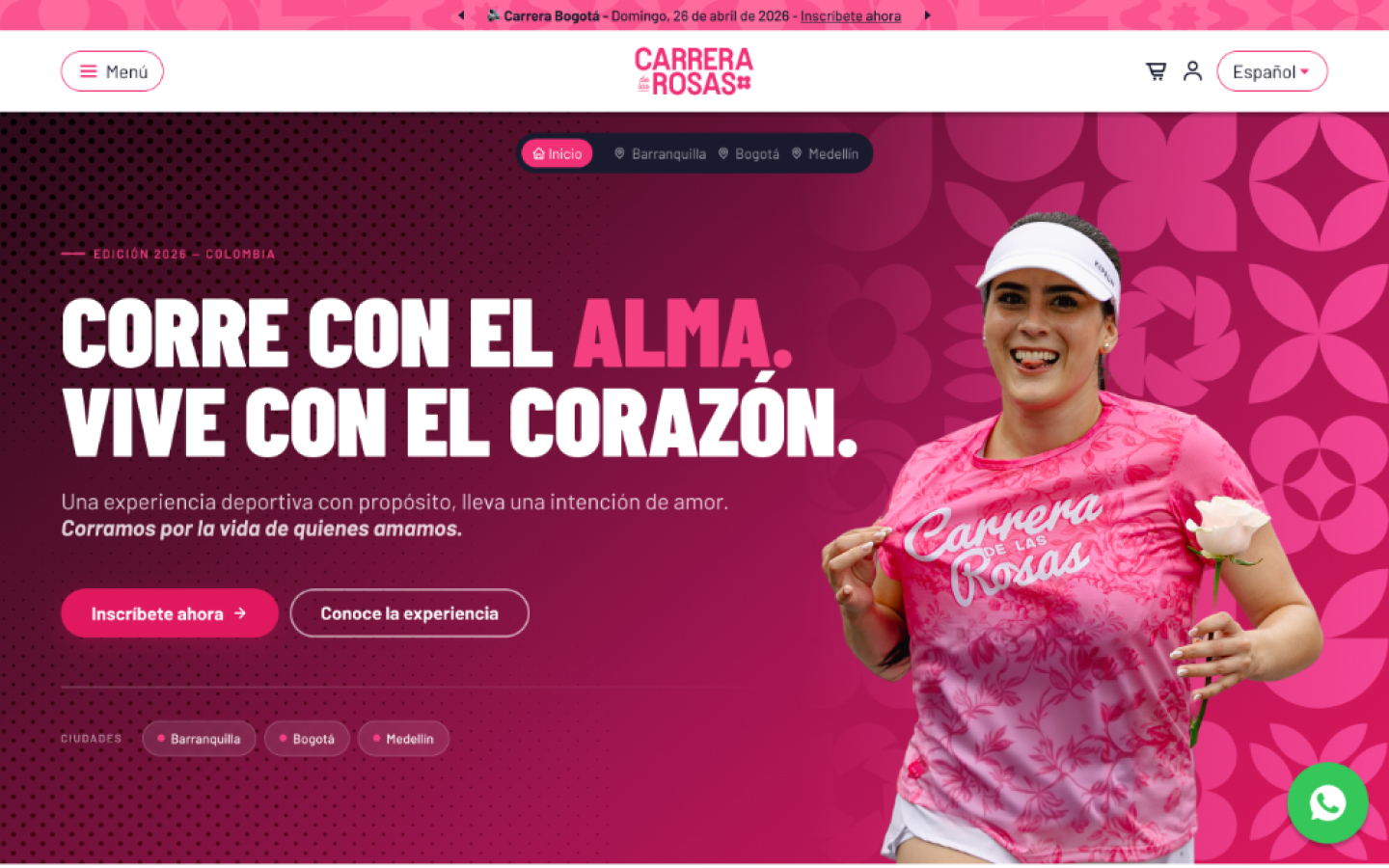 Carrera de las Rosas · Home · escritorio
