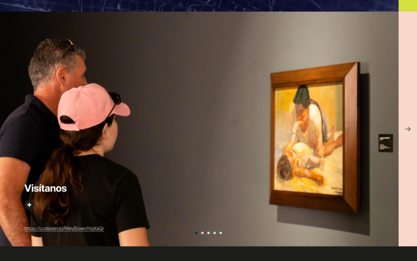 Museo de Antioquia · Detalle de componente · Visítanos