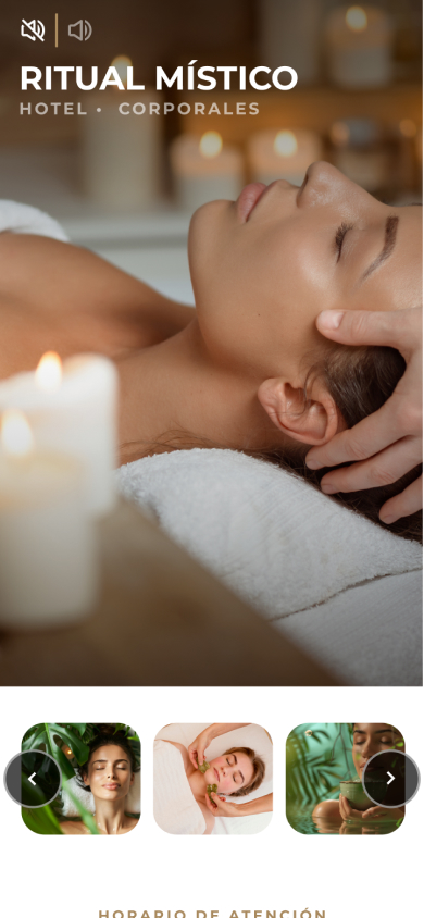 Termales de Santa Rosa · Experiencia spa · móvil