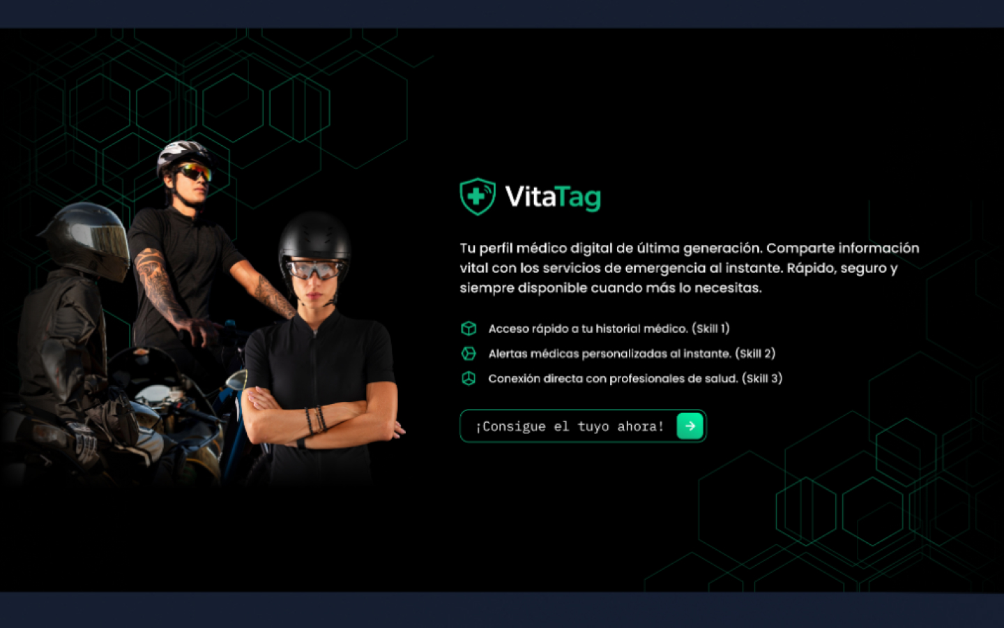 Vitatag · Home · escritorio