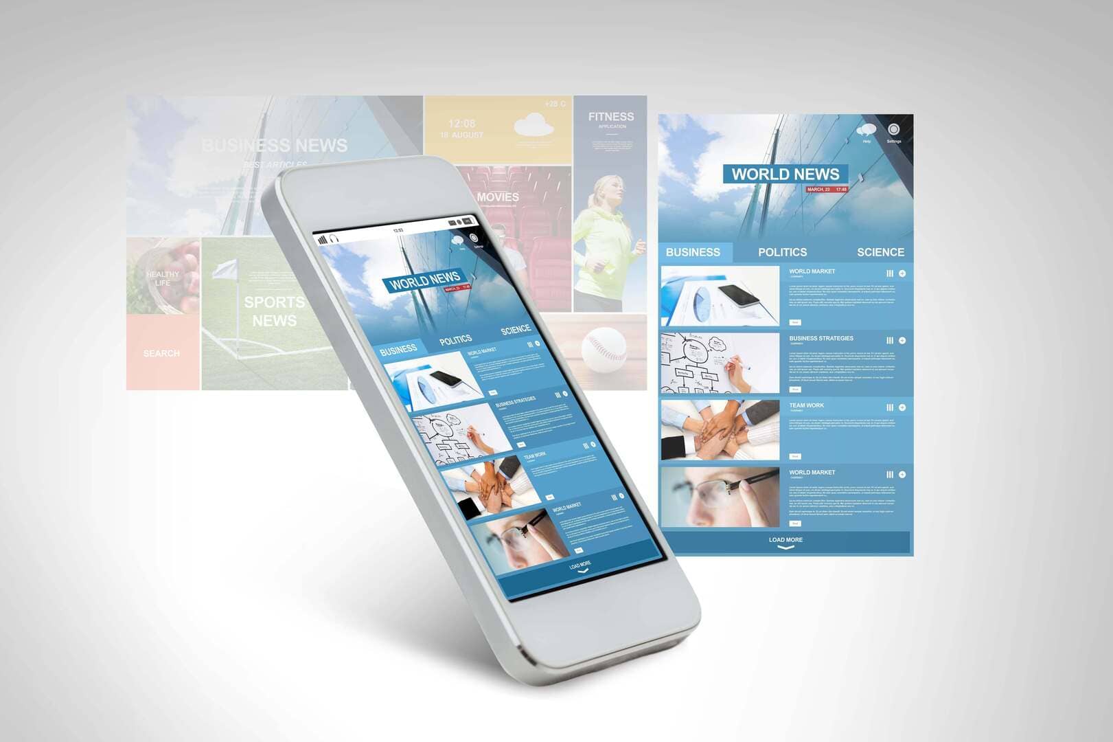 Mobile-optimized websites|