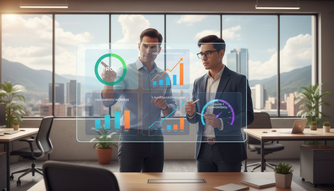 Imagen de métricas y tablero para Google Ads