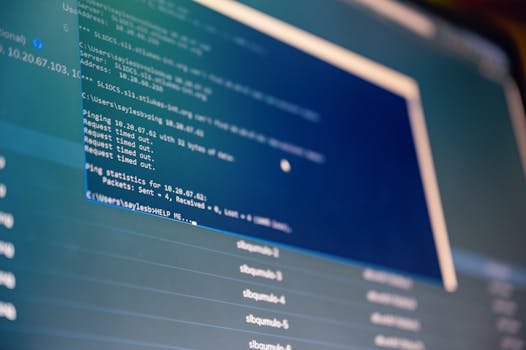 Imagen de web con estado técnico y mantenimiento