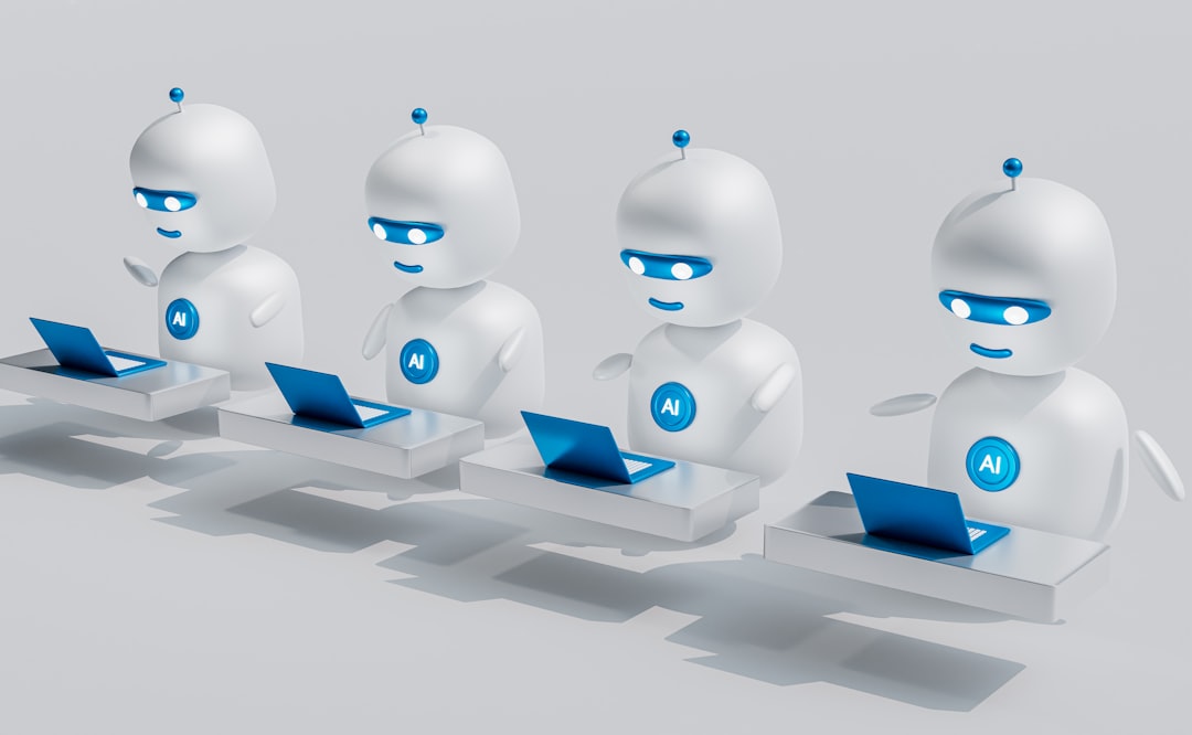 Equipo revisando automatización y datos en una pantalla, ideal para una agencia de automatización con IA.